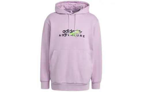 Adidas Originals Sweatshirts Men's Light Purple Hooded Moderate Regular