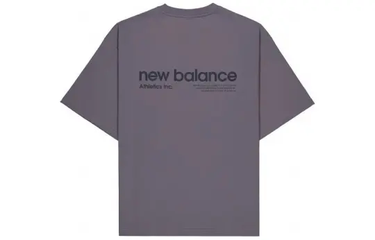 New Balance SS24 T Shirt Men's Charcoal Gray