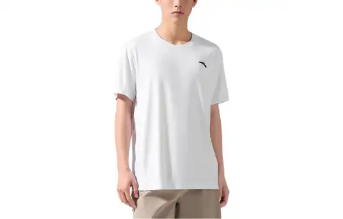 Anta Sports Lifestyle Collection Comprehensive Training Collection T Shirt Men's Pure White