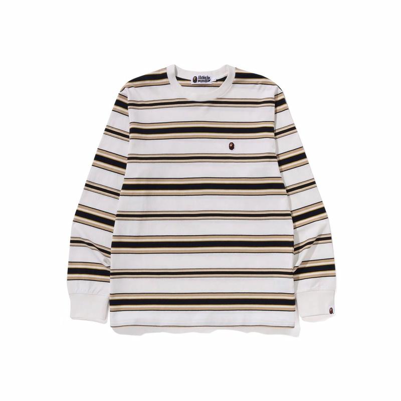 Мужской лонгслив A BATHING APE (в полоску)