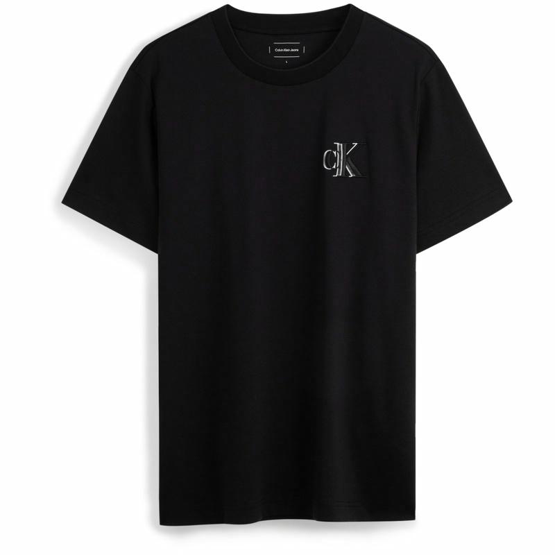 Мужская футболка CALVIN KLEIN SS25 Jeans (черная)