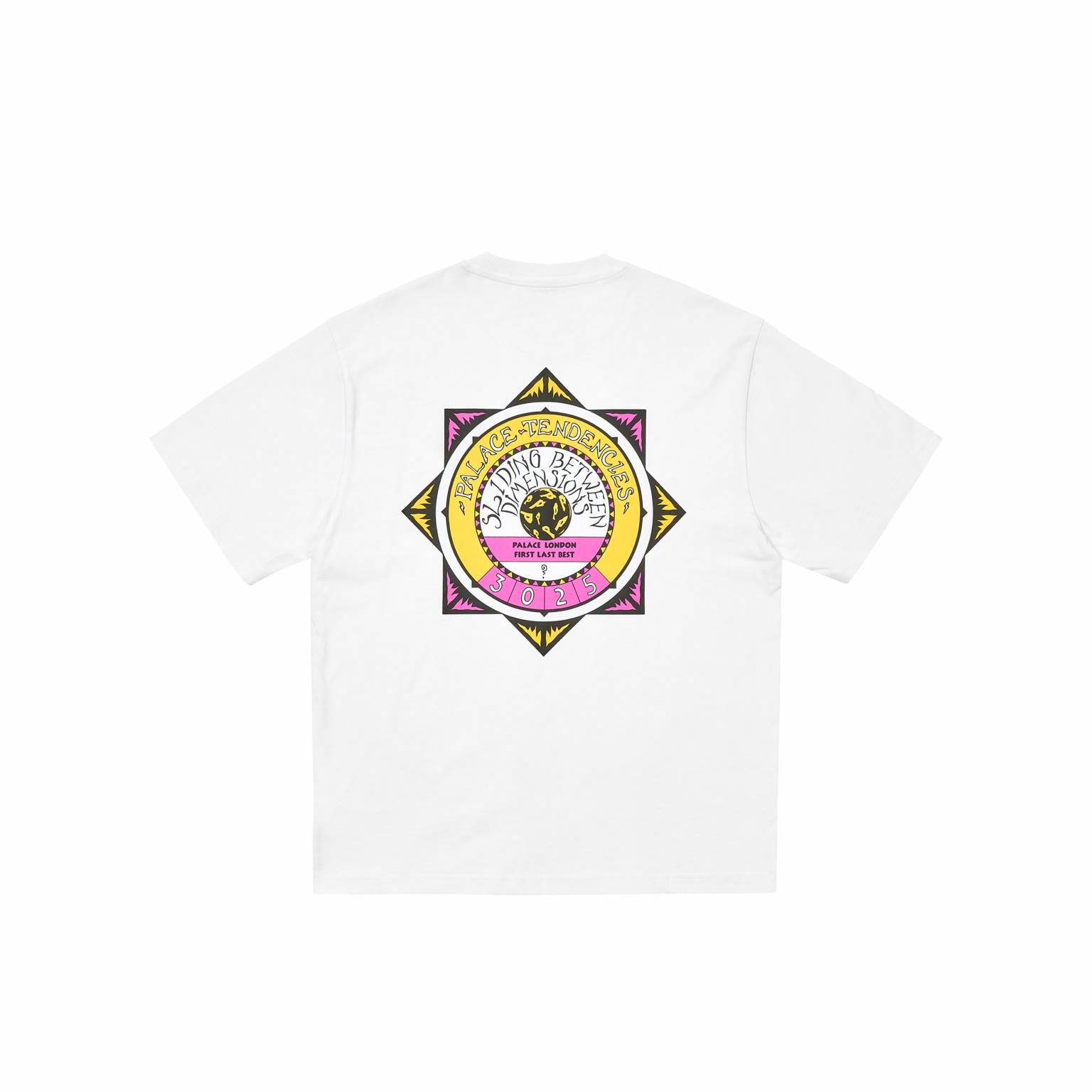 Футболка Palace SS25 TENDENCIES T-SHIRT (белая)