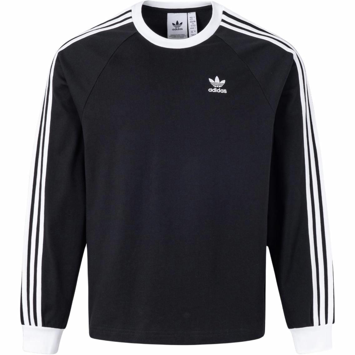 Мужская футболка adidas originals CLASSIC LS TEE (черно-белая)