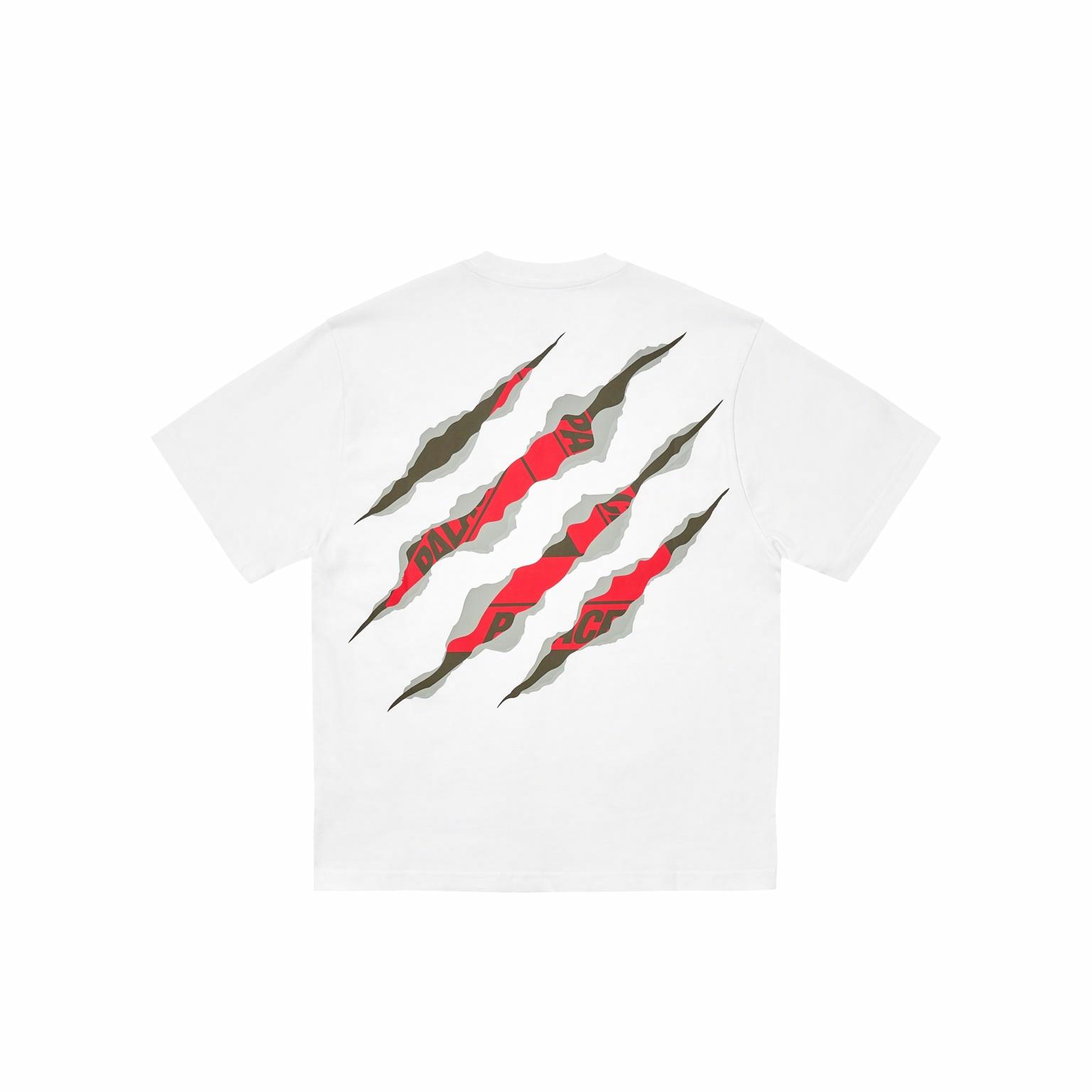 Футболка Palace Ripped Tri (белая)