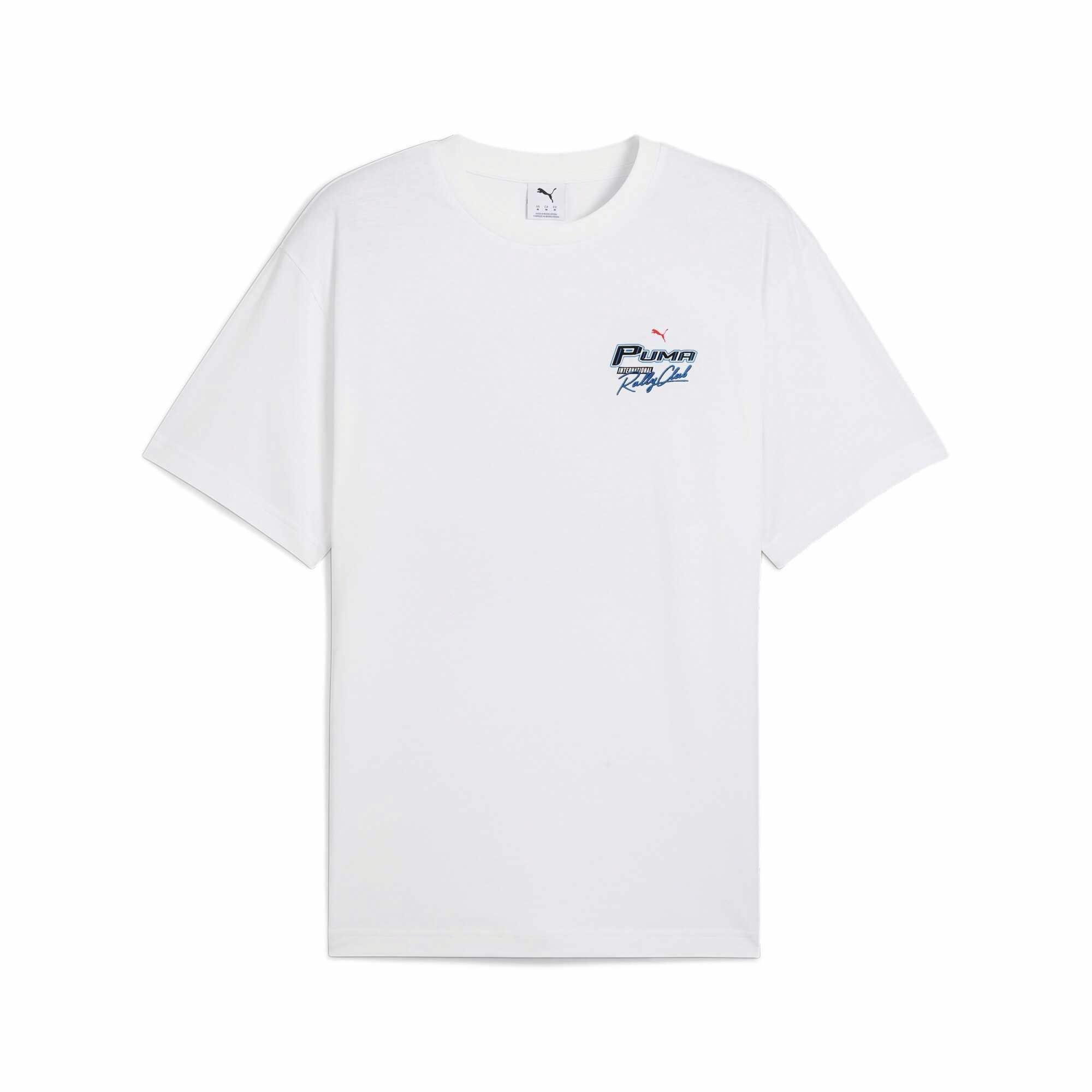 Мужская футболка PUMA Logo Tee (белая)