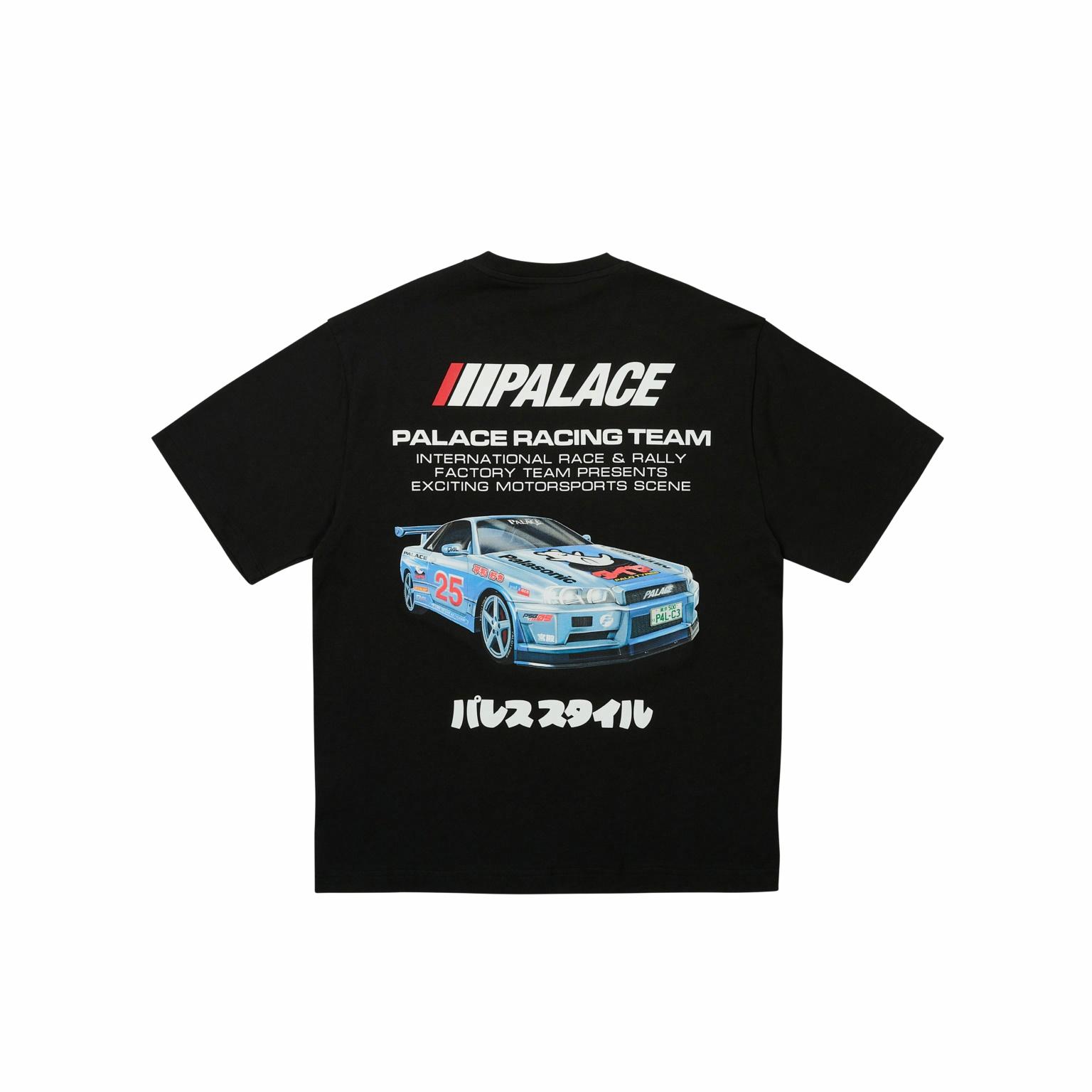 Футболка Palace SS25 Drop9 RACEY T-SHIRT (черная)