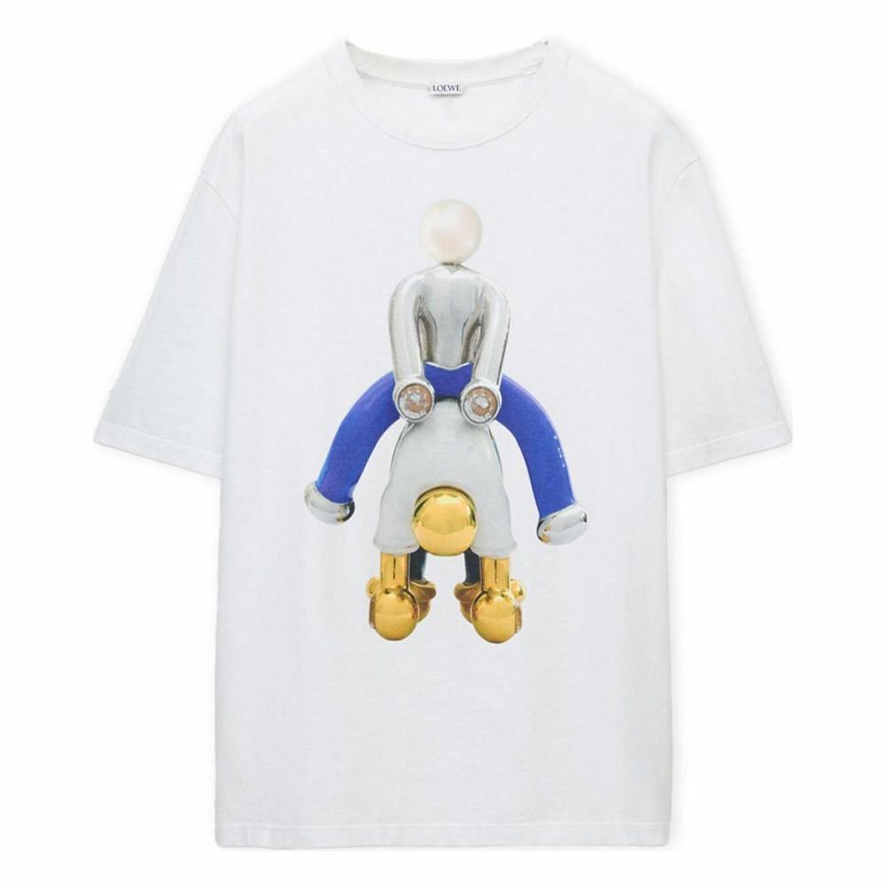 Мужская футболка LOEWE SS25 T (белая)