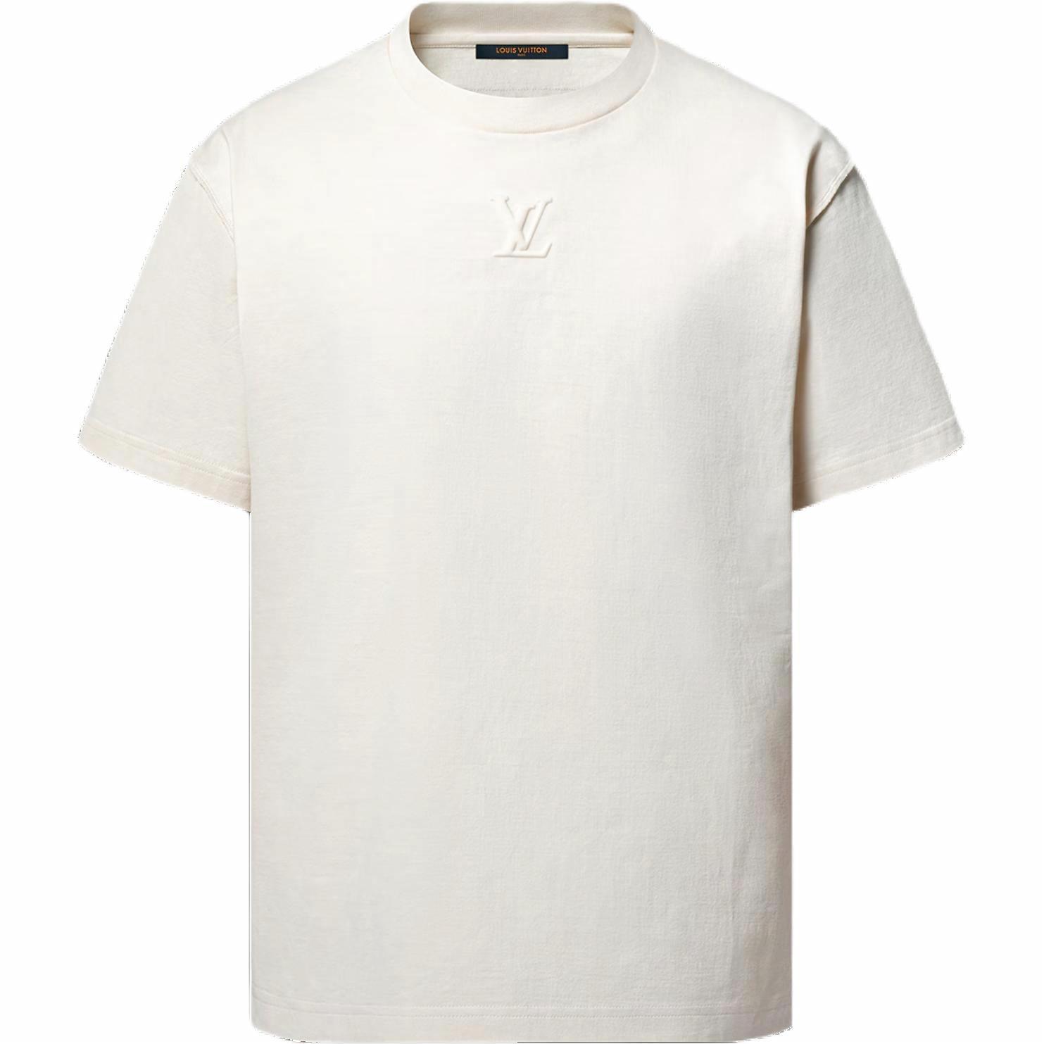 Мужская футболка Louis Vuitton LOUIS VUITTON SS25 LogoT (белый)