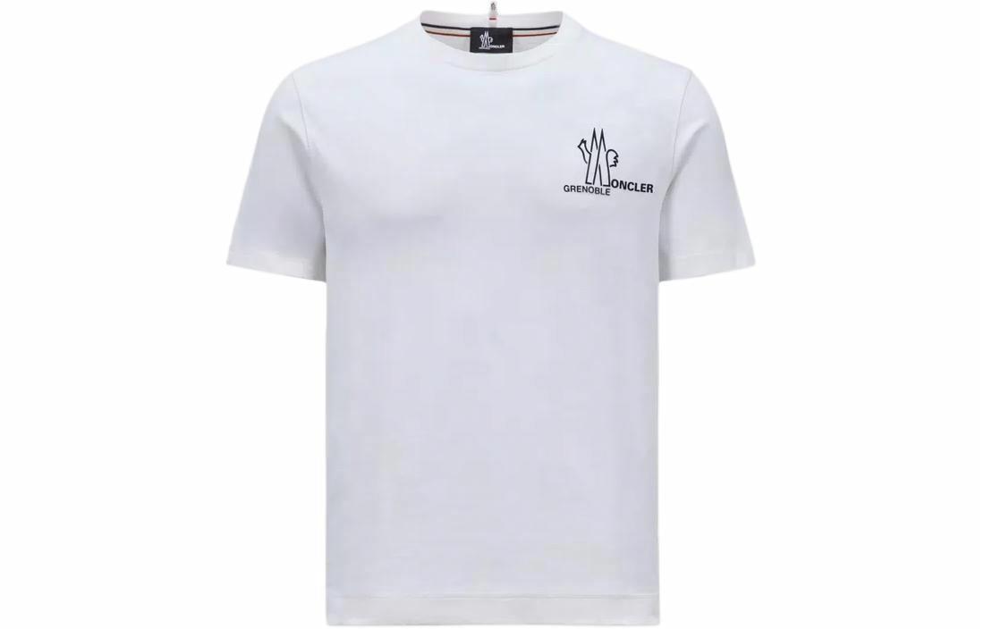 Мужская футболка Moncler J10978C0000283927041 (белая)