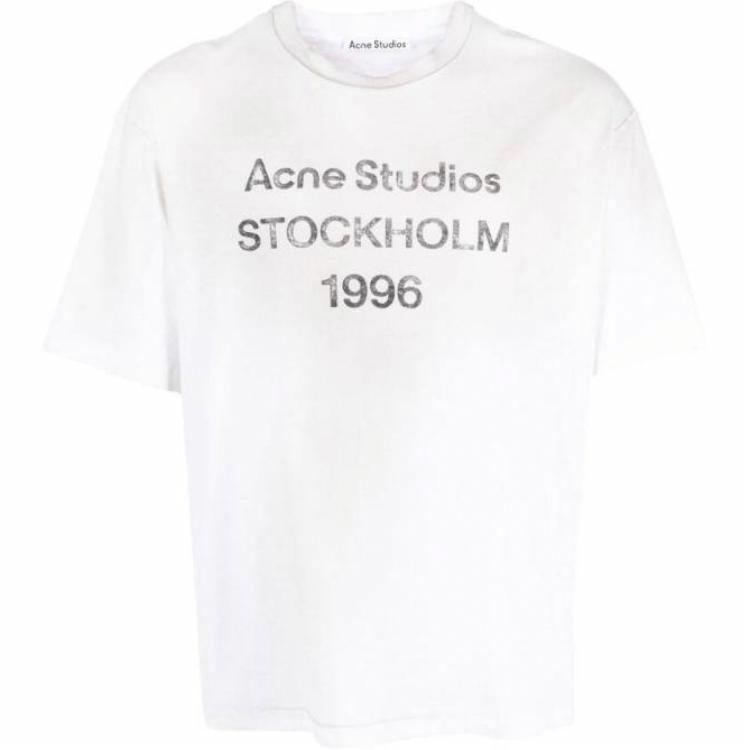 Мужские футболка Acne Studios (белая)