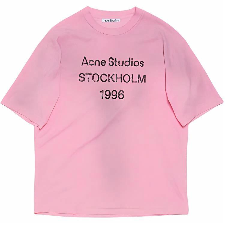 Футболка Acne Acne Studios 1996 (розовая)