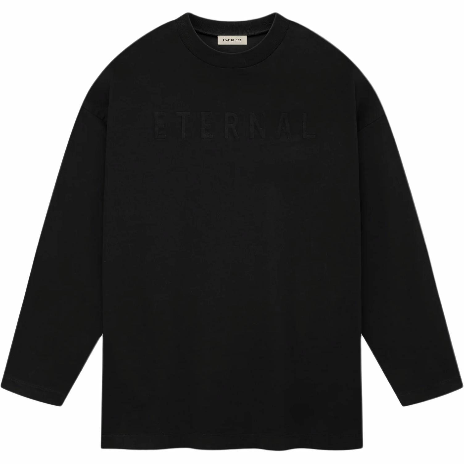 Мужская футболка Fear of God SS25 Eternal Long Sleeve Tee (черная)