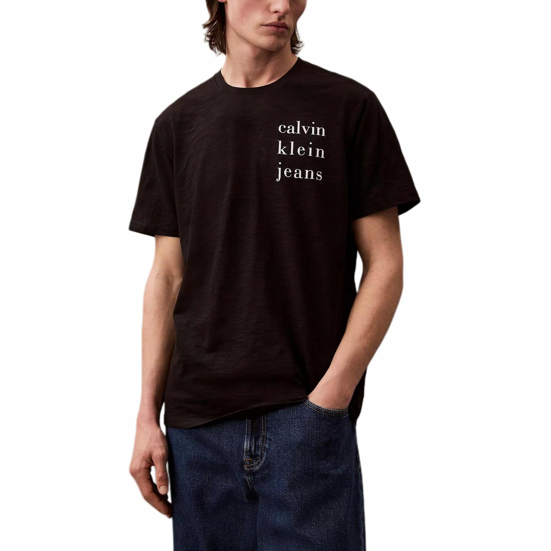 Мужская футболка CALVIN KLEIN Crewneck T-Shirt (черная)
