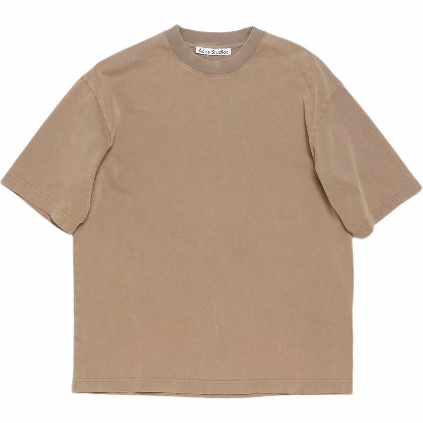 Футболка Acne Acne Studios 2024 (серо-коричневая)