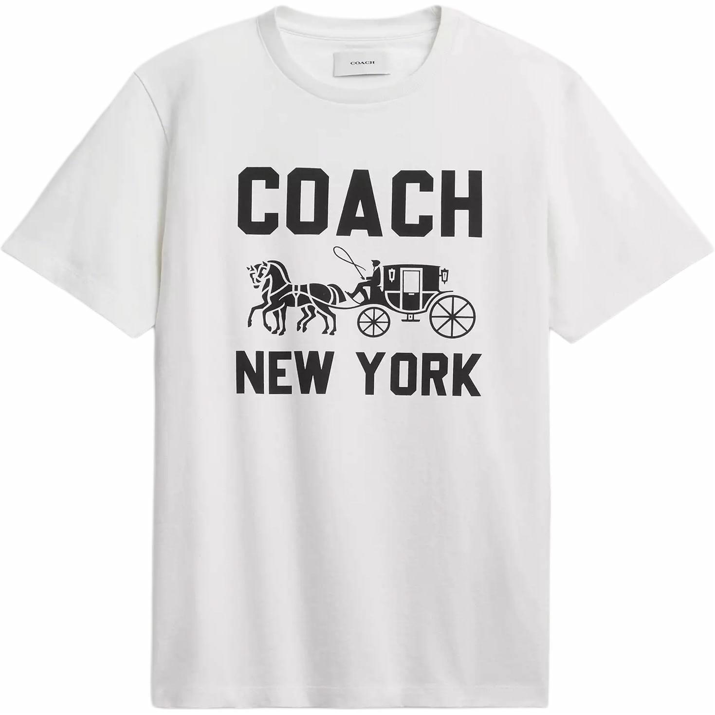 Мужская футболка COACH (белая)
