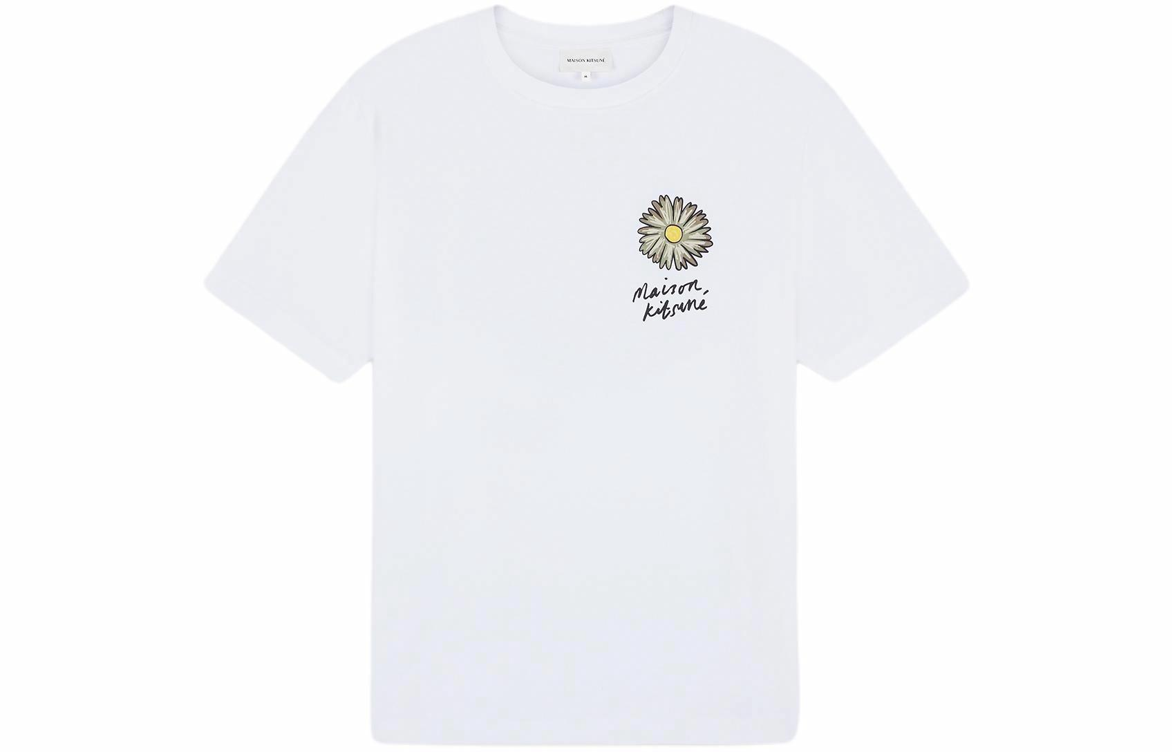 Мужская футболка Maison Kitsune SS24 (белая)