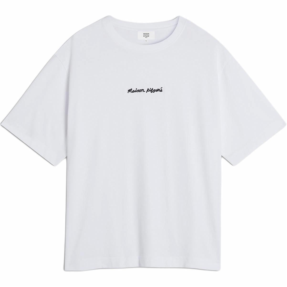 Мужская футболка Maison Kitsune SS25 (белая)