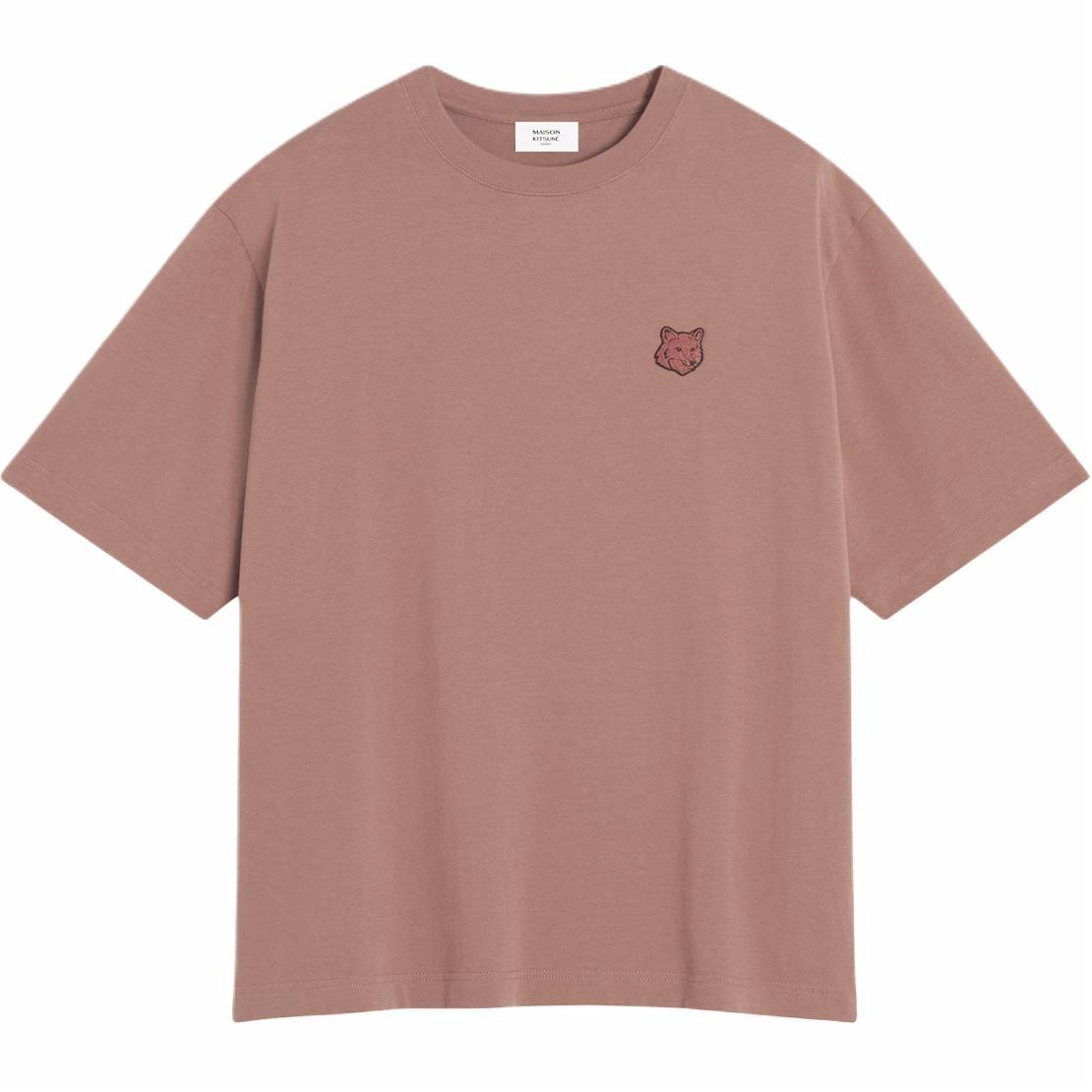Мужская футболка Maison Kitsune (коричневая)