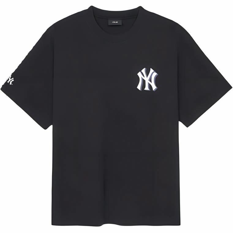 Мужские футболка MLB Logo (черная)