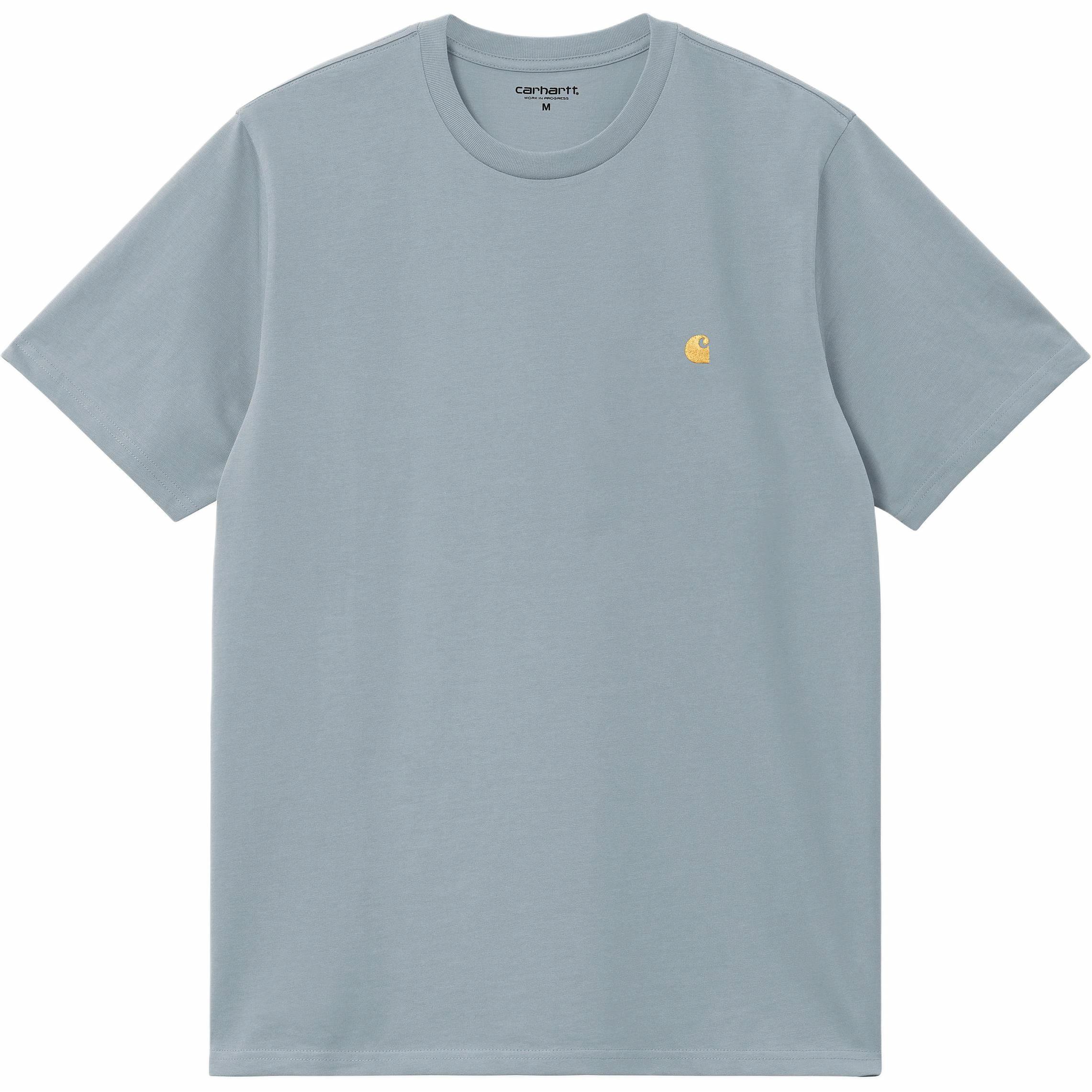 Мужская футболка Carhartt WIP WIPS/S Chase T-Shirt (матово-синяя)