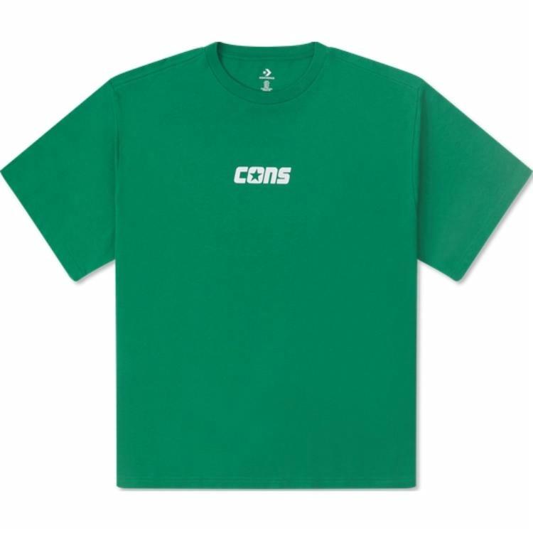 Футболка Converse Printed Lettering T-Shirt (зеленая)