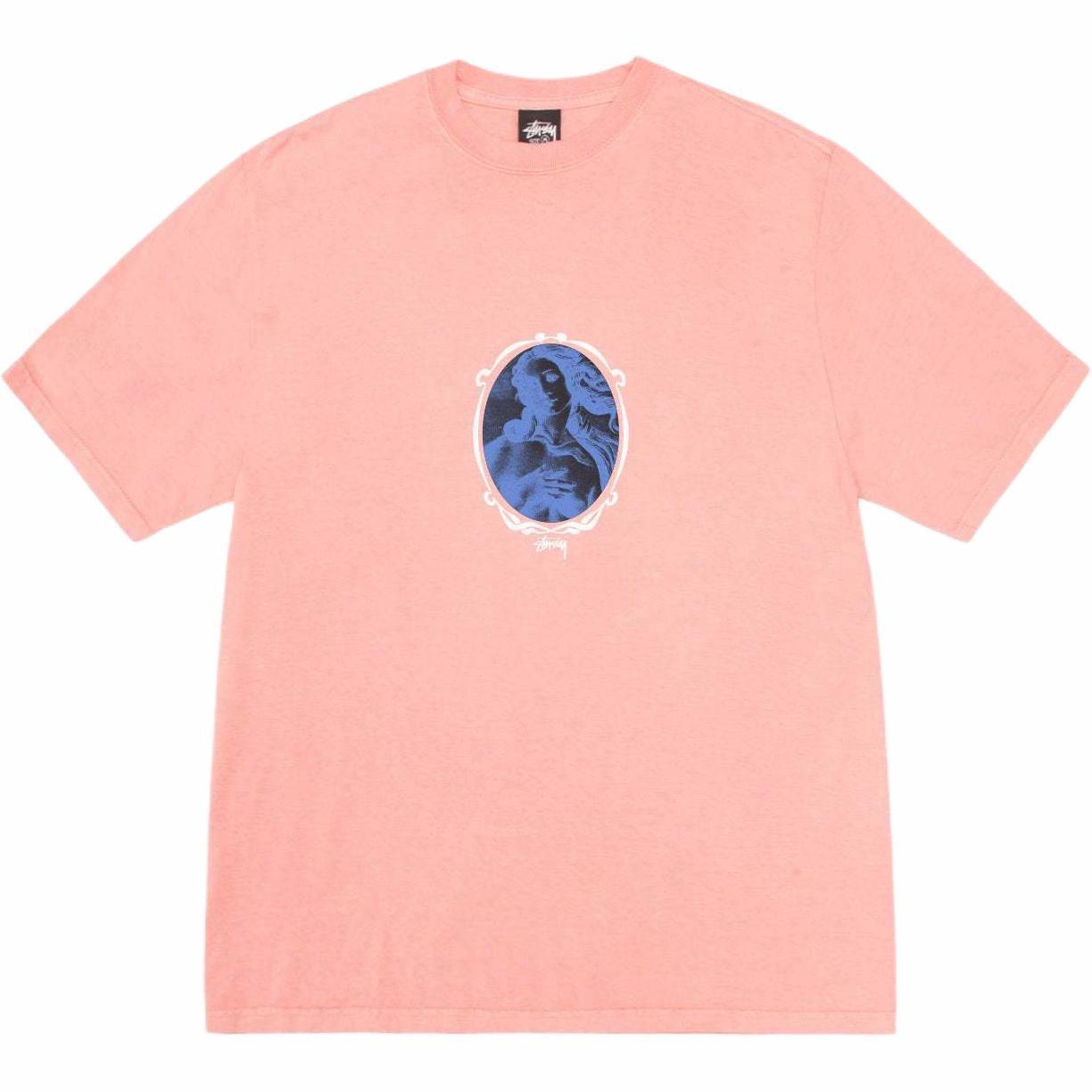 Футболка Stussy Stussy 2024 VENUS OVAL TEE PIGMENT DYED (серая)