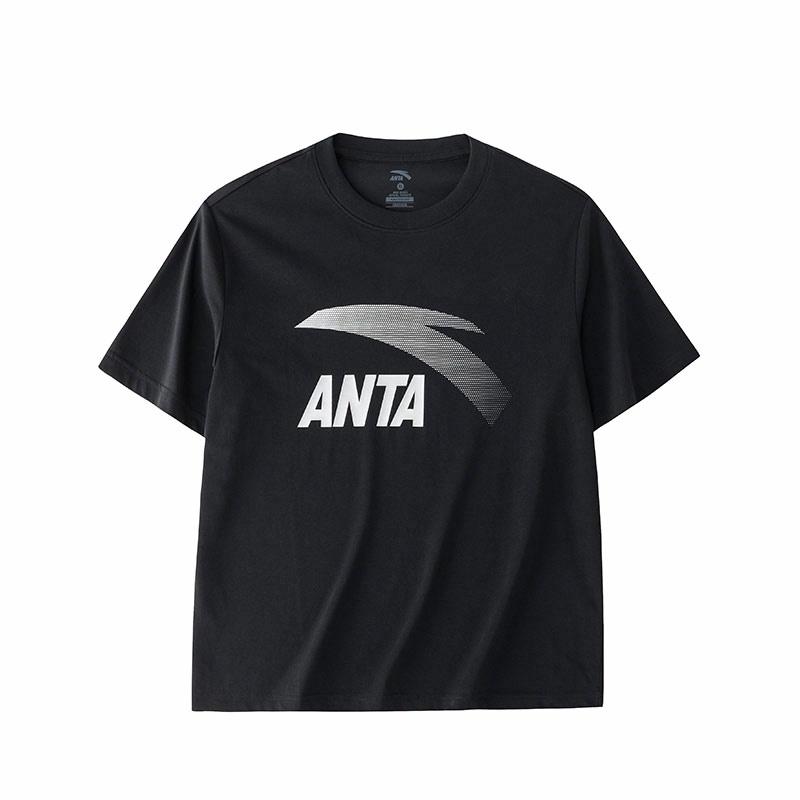 Мужская футболка Anta (черно-серебристая)