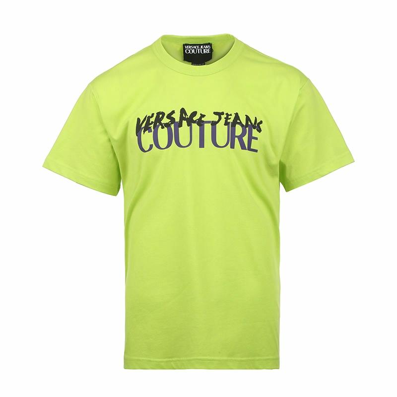Мужские футболка Versace Jeans Couture SS25 (зеленая)