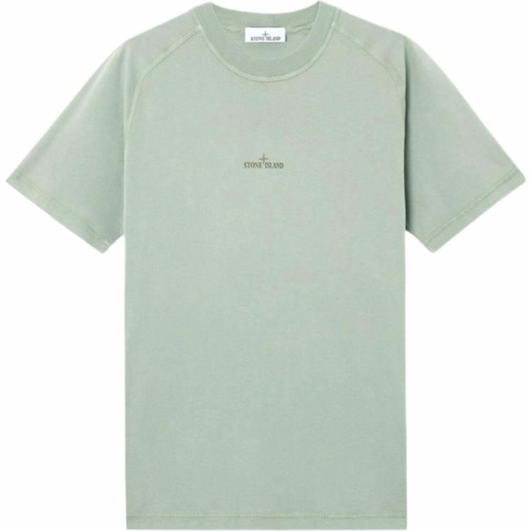 Мужская футболка STONE ISLAND (зеленая)