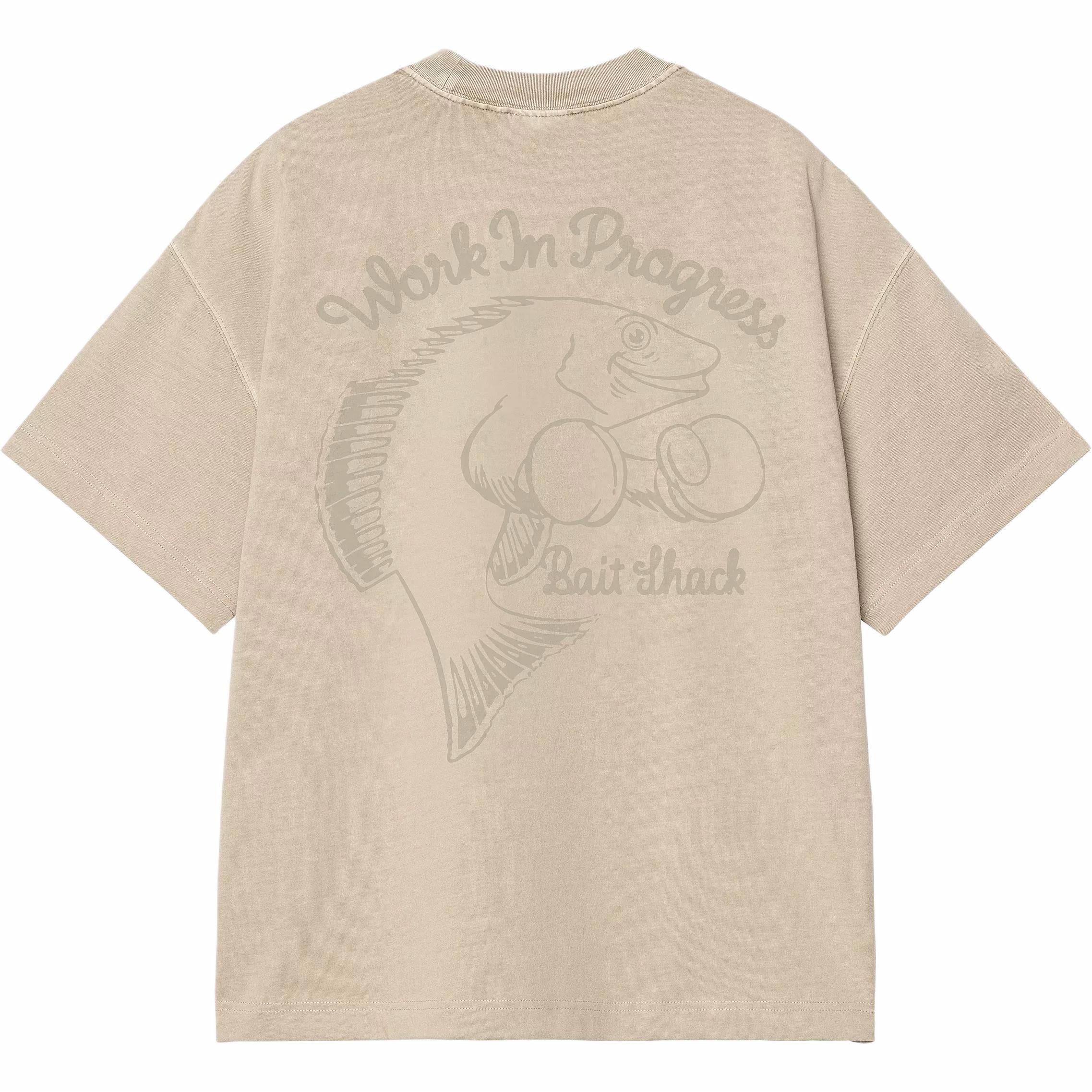 Мужская футболка Carhartt WIP SS25 S/S Bait Shack T-Shirt (каки)