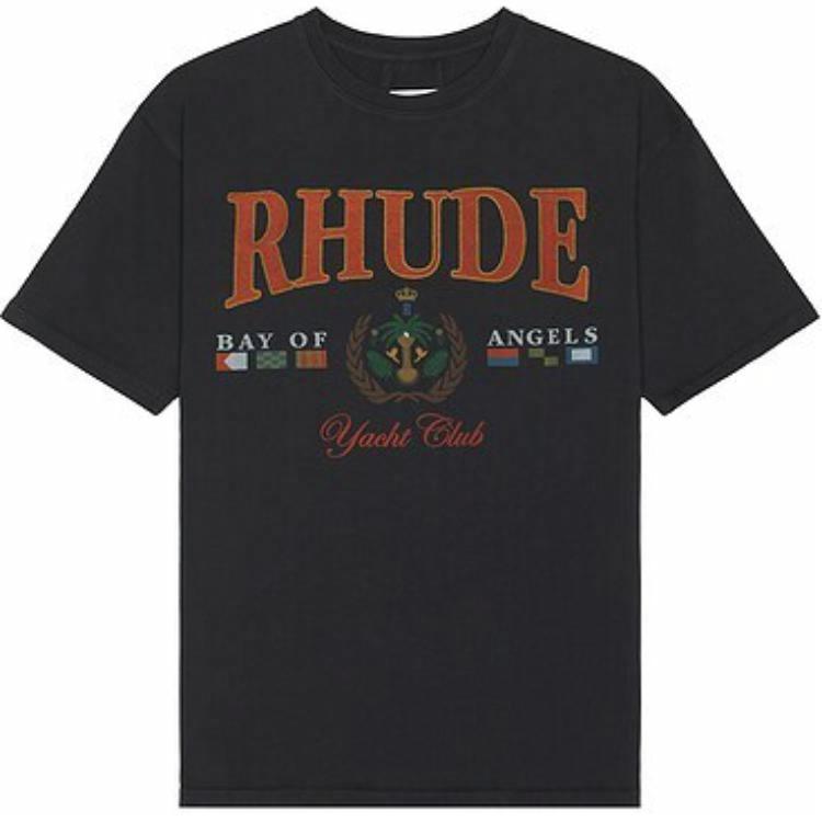 Мужская футболка RHUDE (черная)