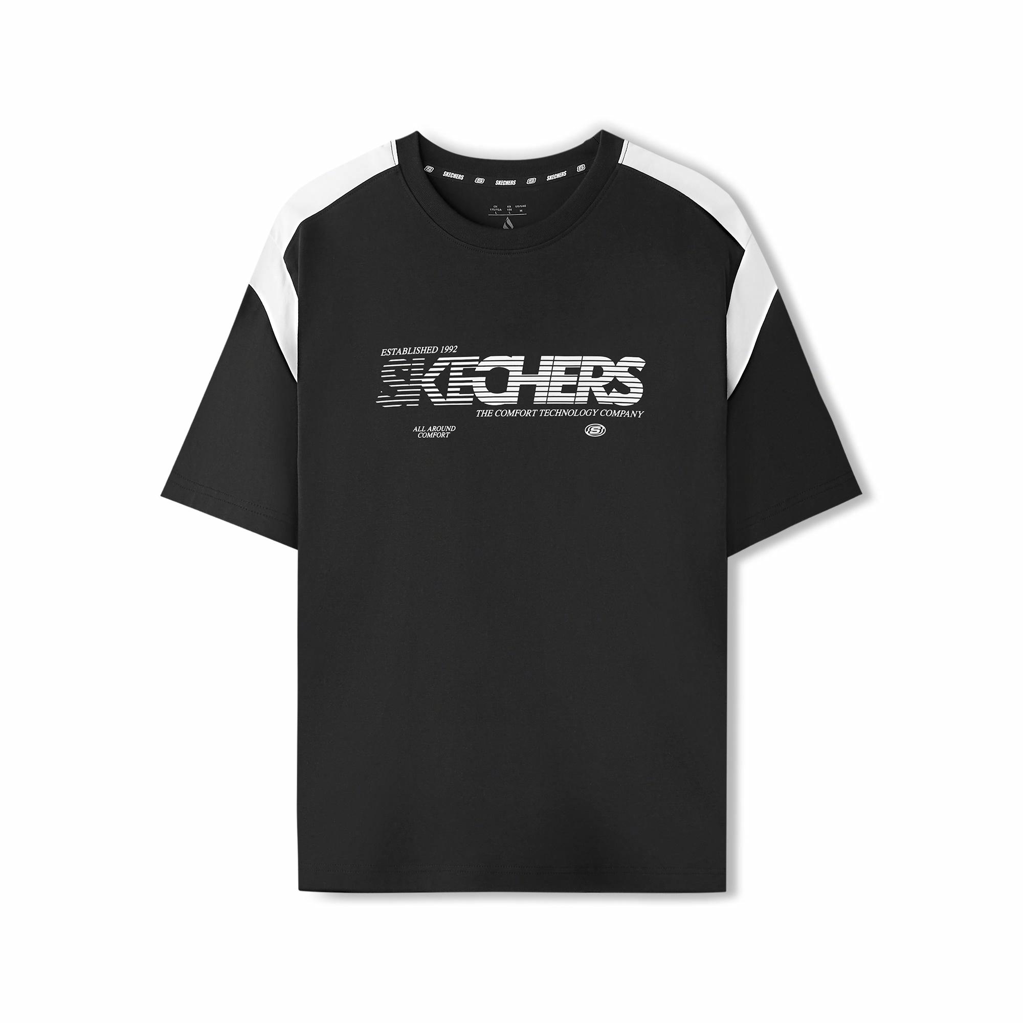 Футболка Skechers (угольно-черная)