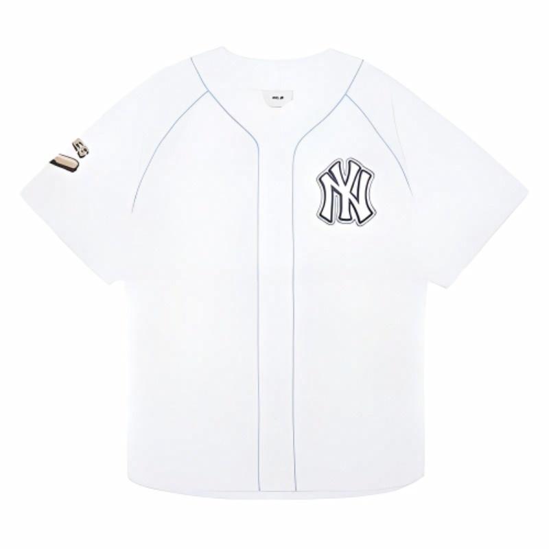 Футболка MLB New York Yankees Raglan Tee (бежевая)
