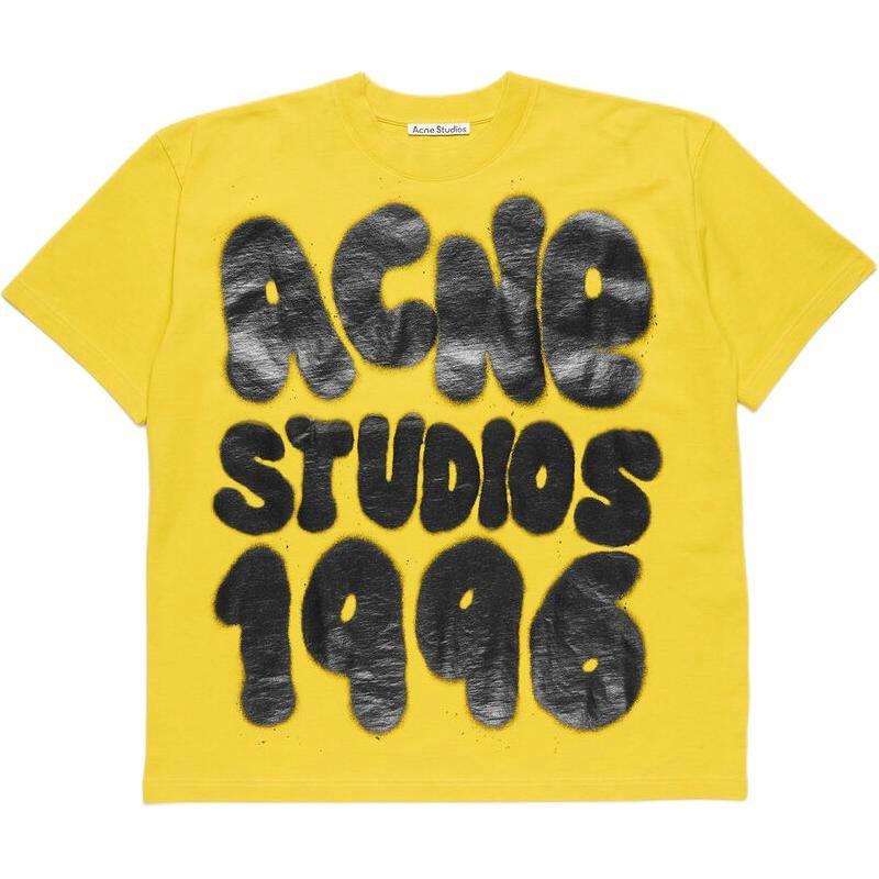Футболка Acne Studios (горчичная)
