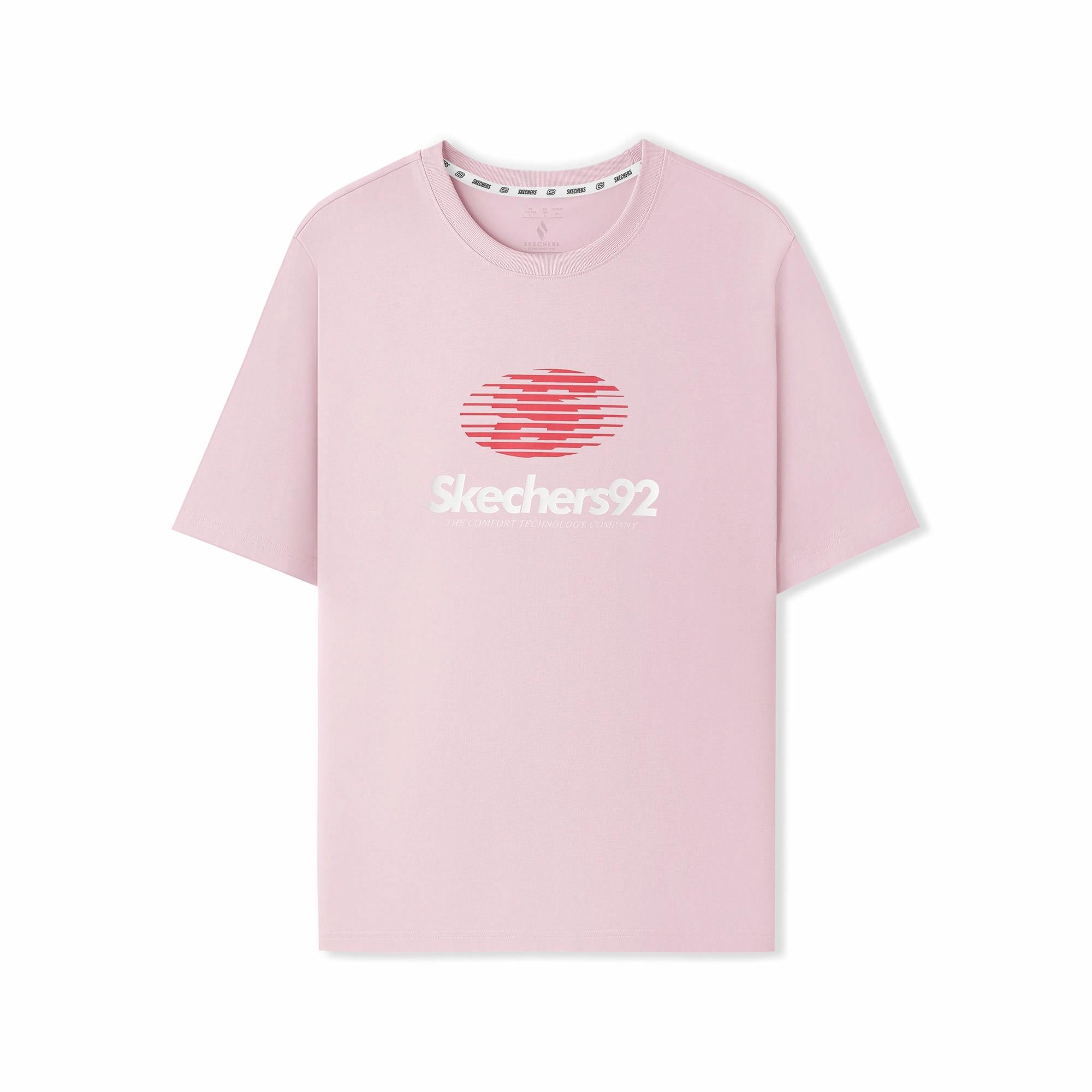 Футболка Skechers T (серо-розовая)