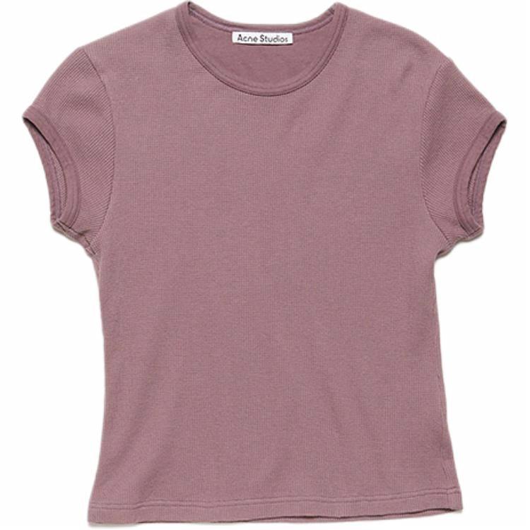 Футболка Acne (фиолетовая)