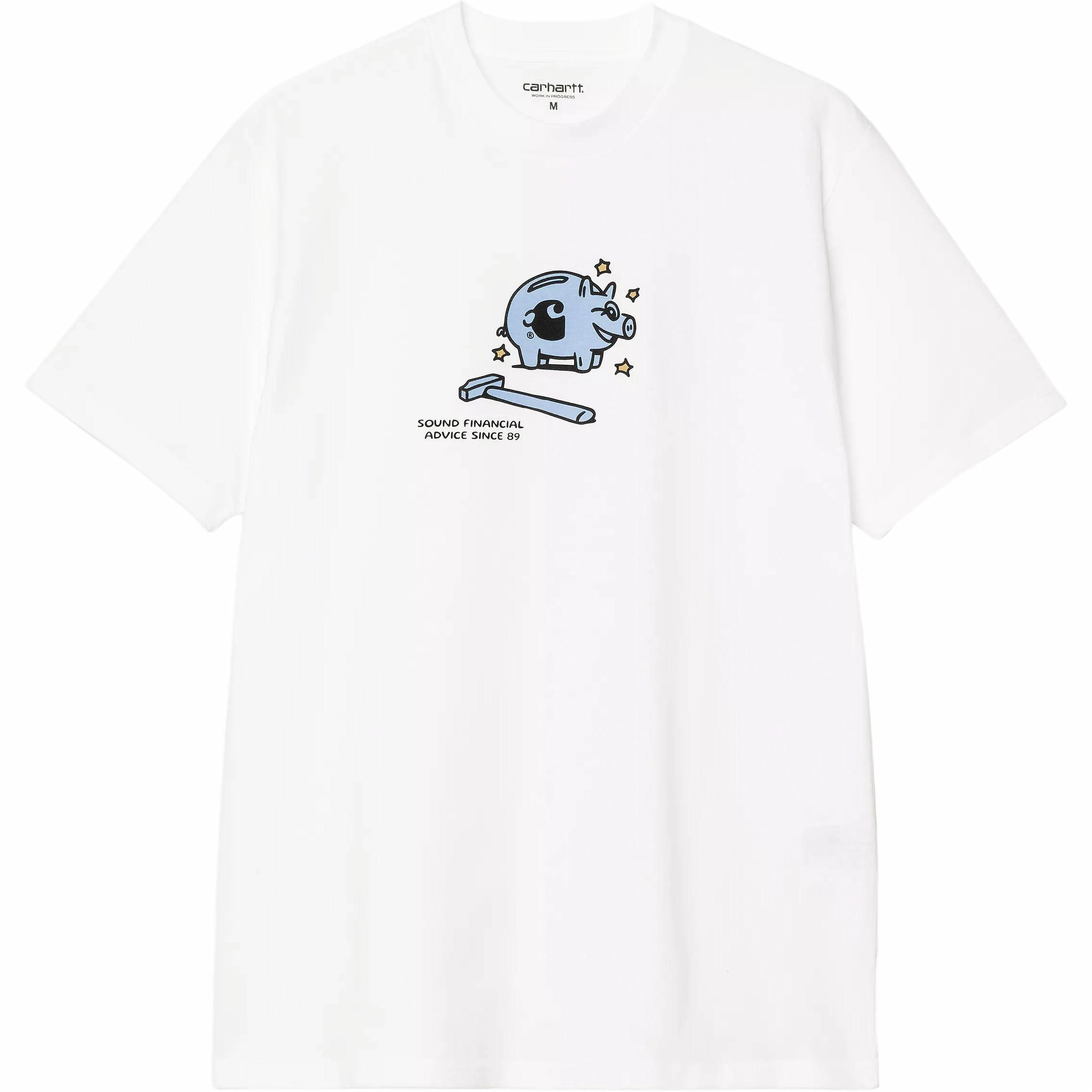 Мужская футболка Carhartt WIP Piggy (белая)