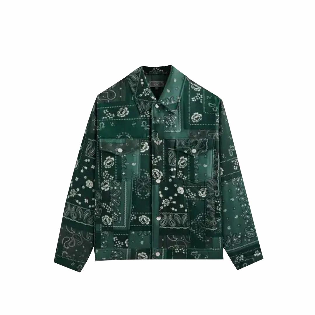 Мужская куртка KITH Kith Puffed Jase Satin Trucker (разноцветный)