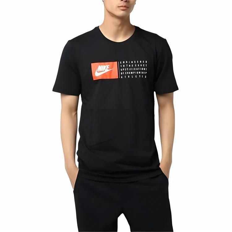 Мужская футболка Nike Sportswear T (черная) — фото 3