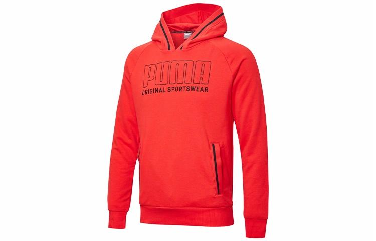 Мужское худи PUMA Athletics Logo (красный) — фото 1