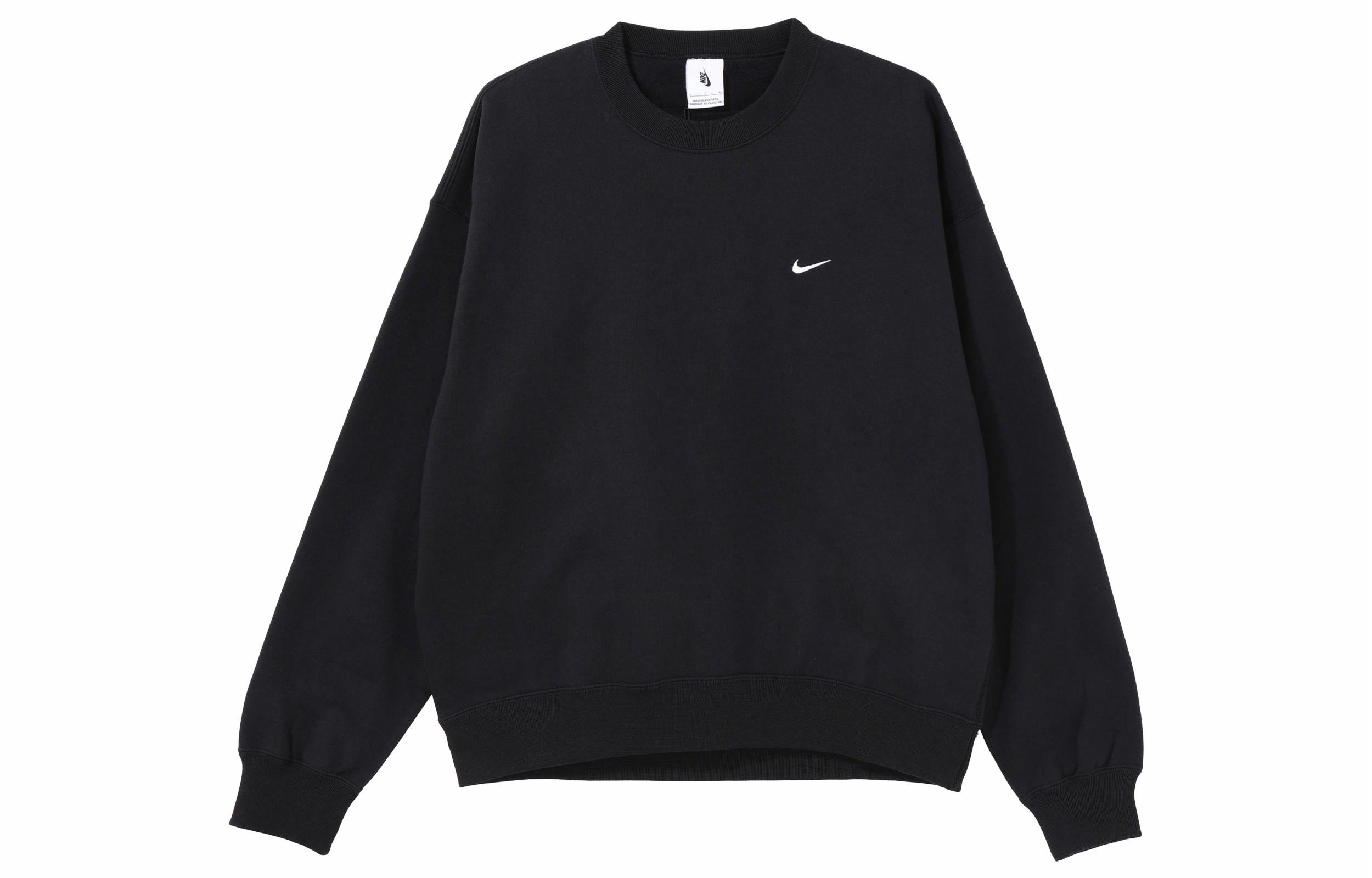 Мужской свитшот Nike Lab Fleece Crew (черный) — фото 1