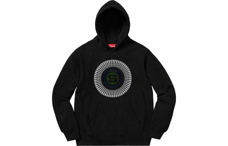 Худи Supreme FW20 Week 17 Chenille Appliqué (серое) — фото 4