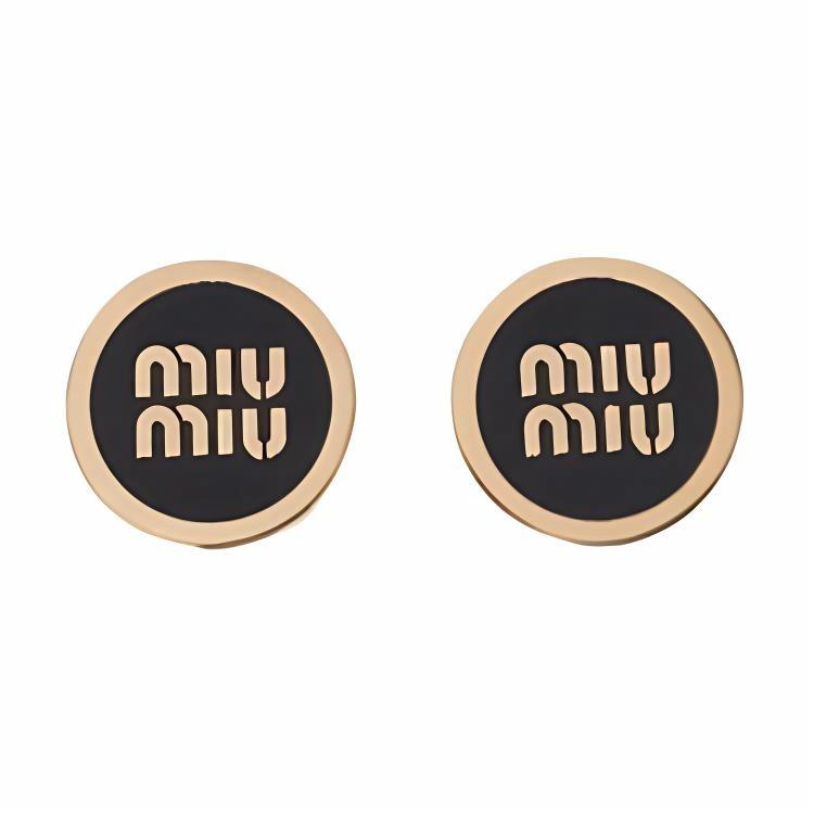 Женские серьги Miu Miu (золотые)