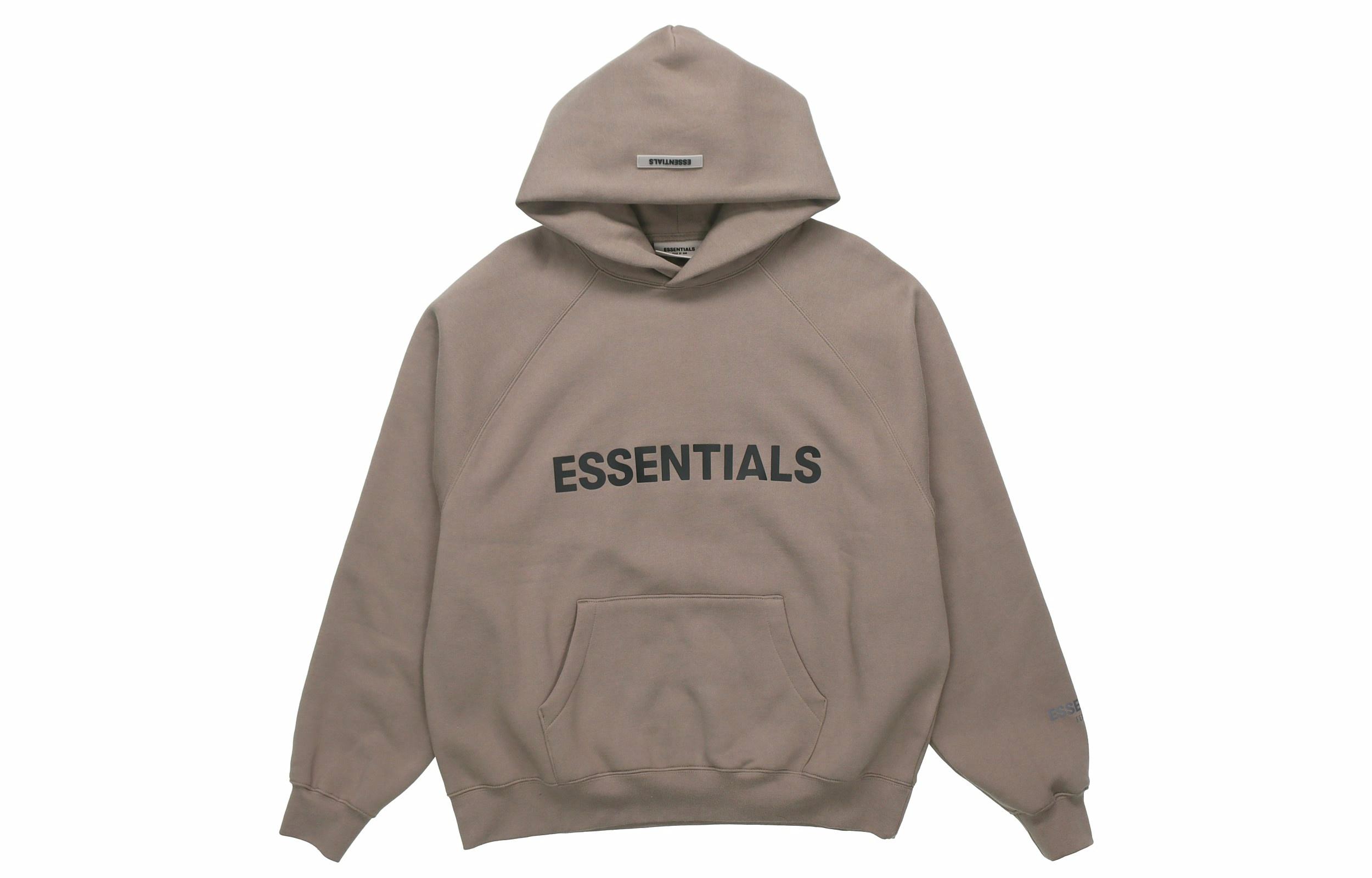 Худи Fear of God Essentials FW20 Hoodie Taupe (серый) — фото 1