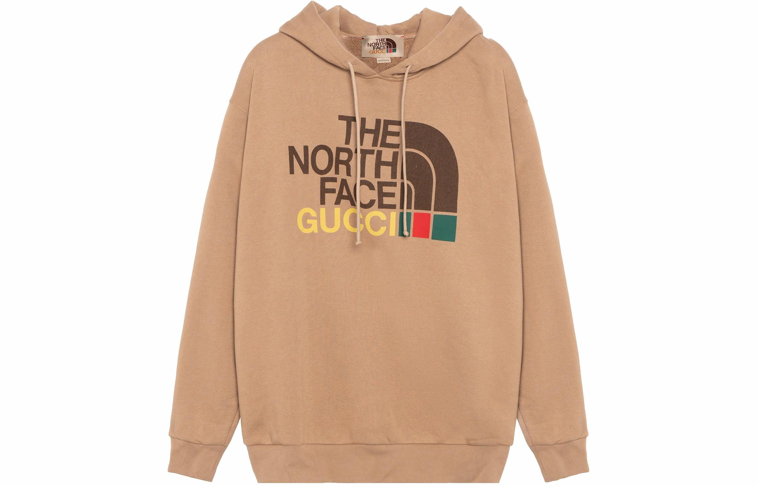 Худи Gucci x THE NORTH FACE (бежевое)