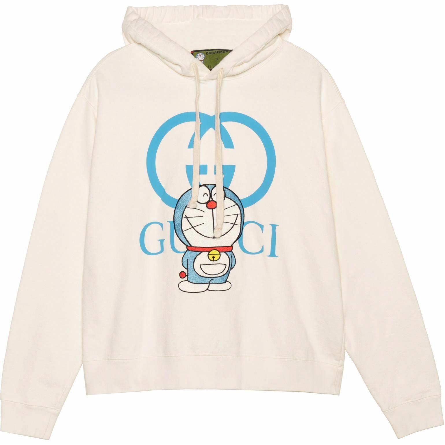 Худи Gucci x Doraemon SS21 (бежевое) — фото 1