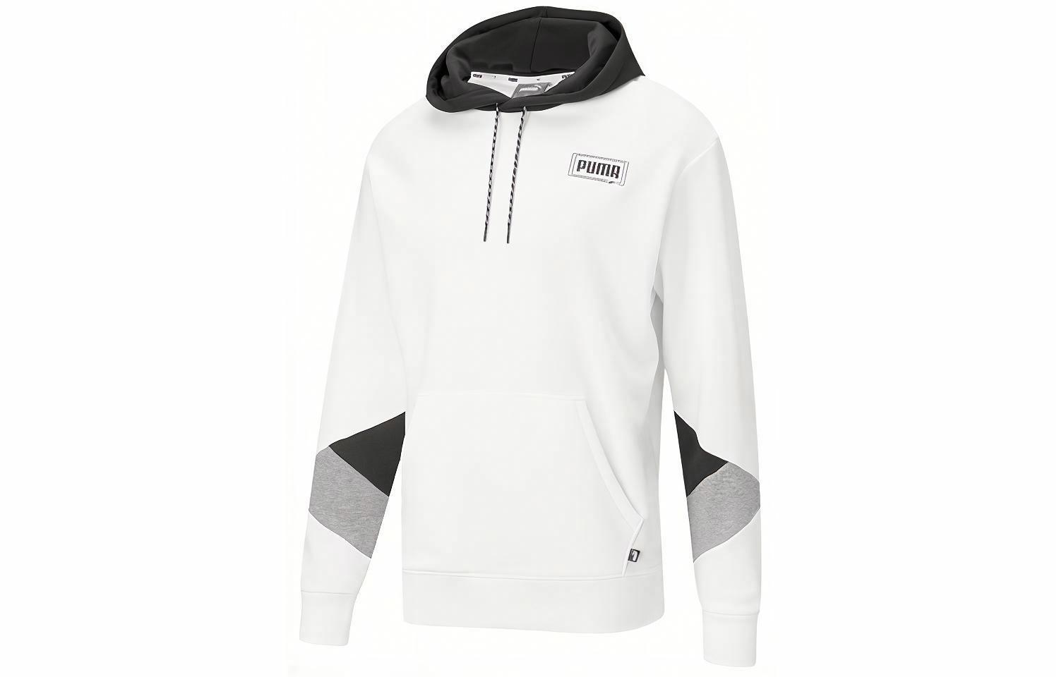 Мужское худи PUMA Rebel (белое) — фото 1
