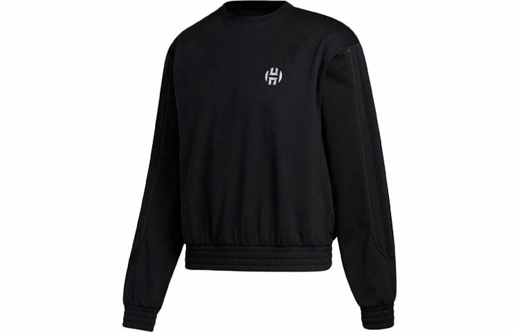 Мужской свитшот adidas Hrd Fleece Crew (черный) — фото 1