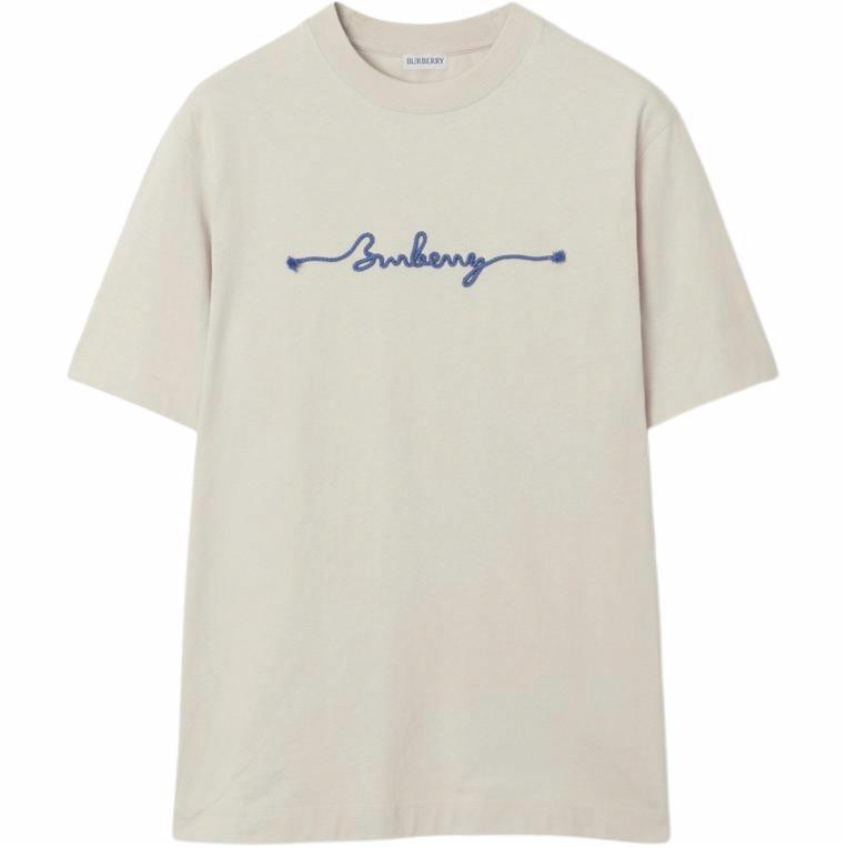 Мужская футболка Burberry SS25 (бежевая)