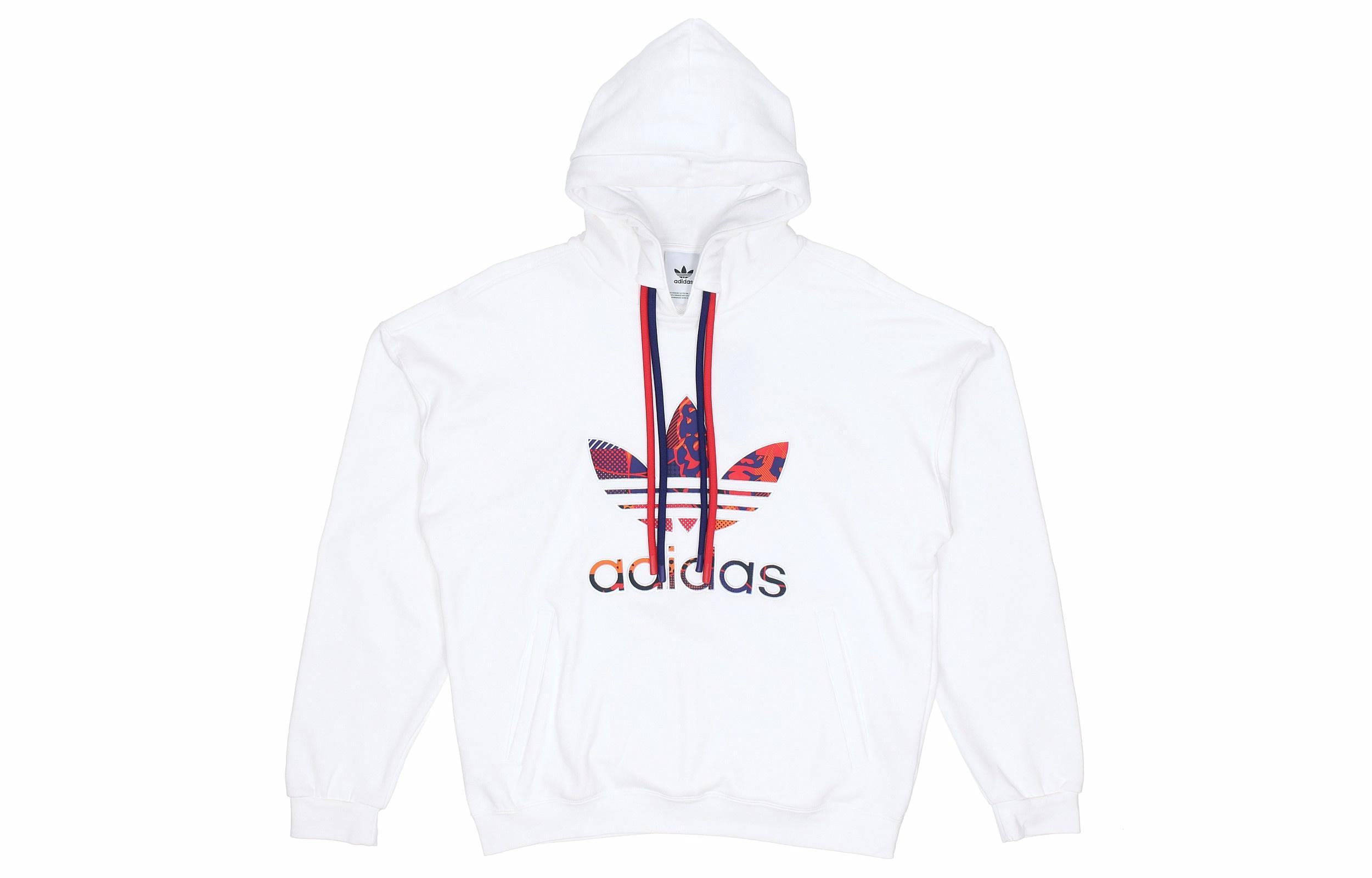 Мужское худи adidas (белое) — фото 1